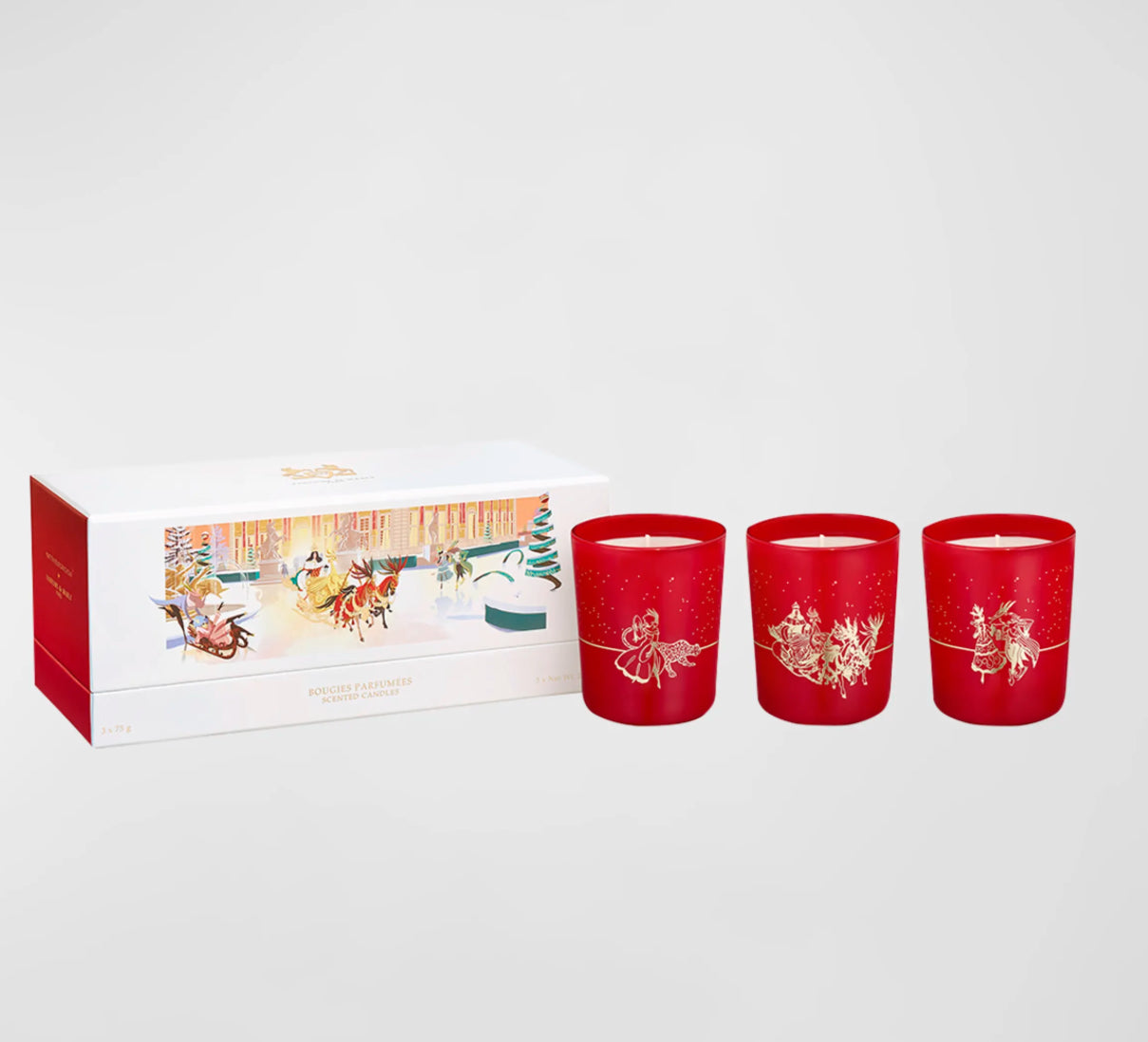 Parfums de Marly Festive Candle Trio, 3 x 75 g