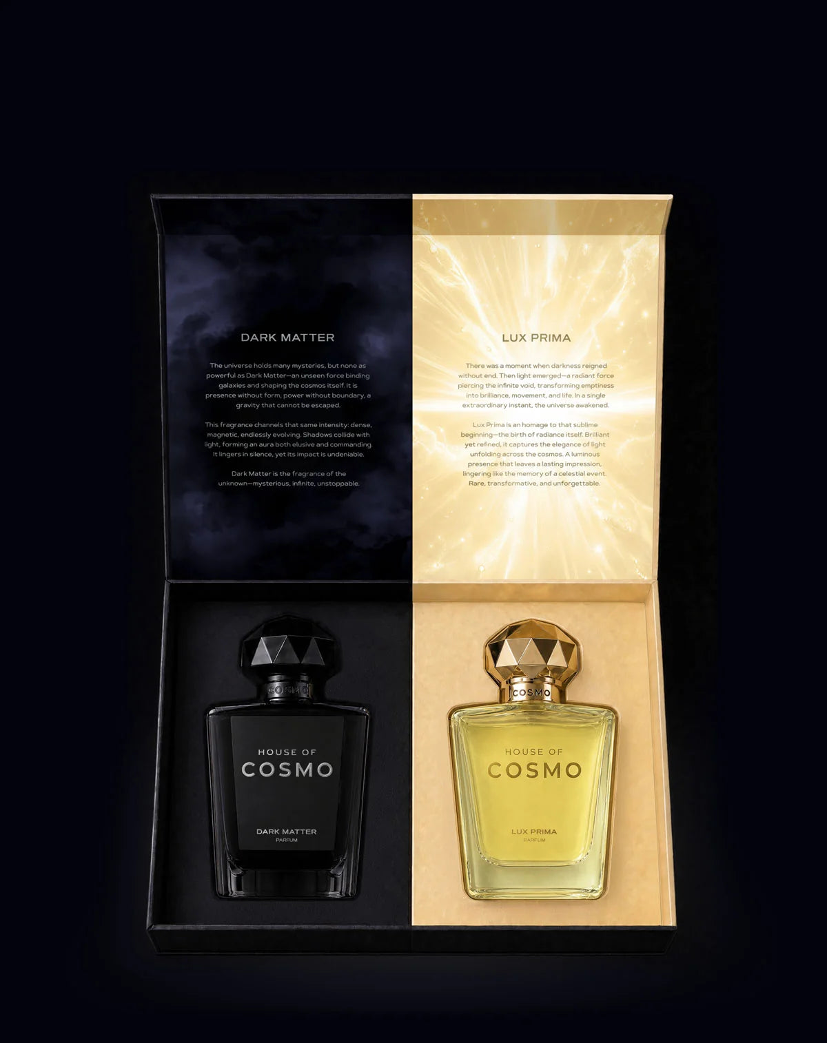 Dark Matter & Lux Prima by House of Cosmo