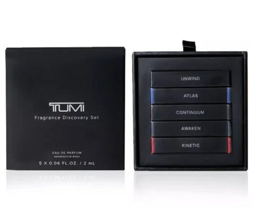 TUMI Fragrance discovery set - 5 x 0.06 oz / 2ml