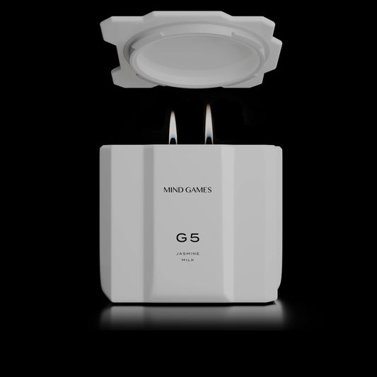 G5 Jasmine Milk 10oz Luxury Candle by Mind Games