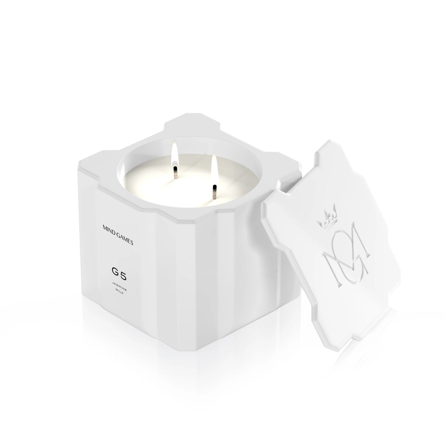G5 Jasmine Milk 10oz Luxury Candle by Mind Games