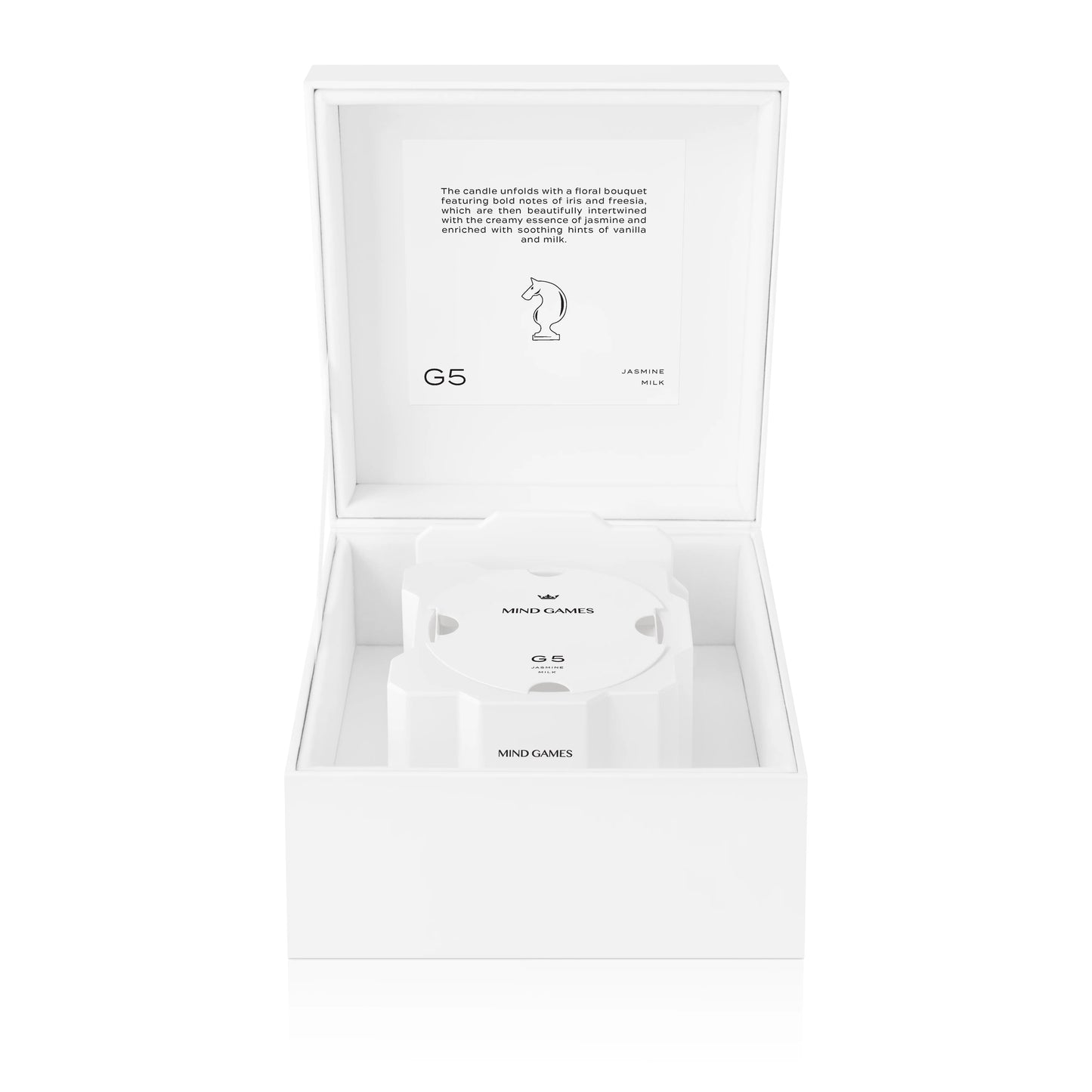 G5 Jasmine Milk 10oz Luxury Candle by Mind Games