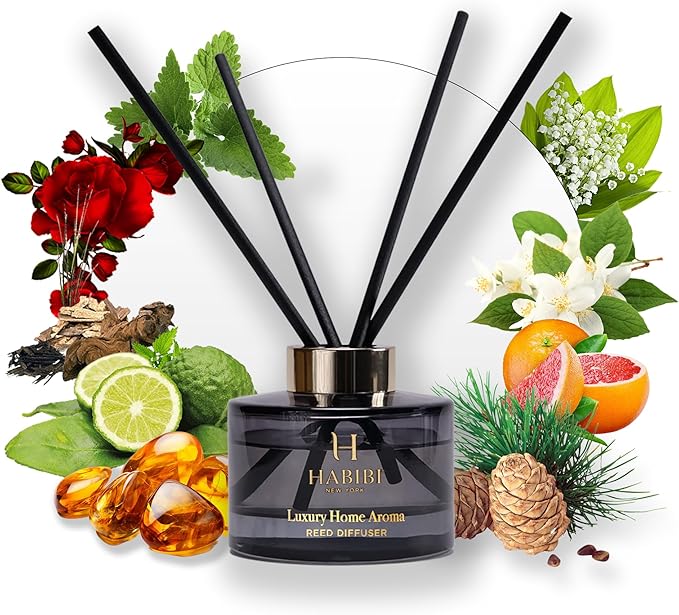 Luxury Home Aroma Reed Diffuser Morning Dew by Habibi