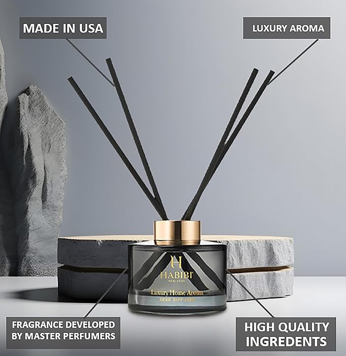 Luxury Home Aroma Reed Diffuser Morning Dew by Habibi