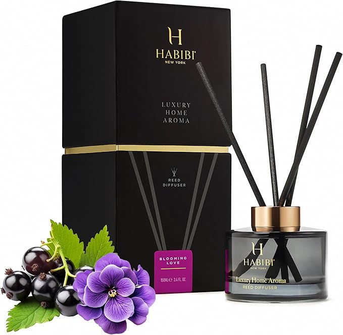 Luxury Home Aroma Reed Diffuser Blooming Love by Habibi