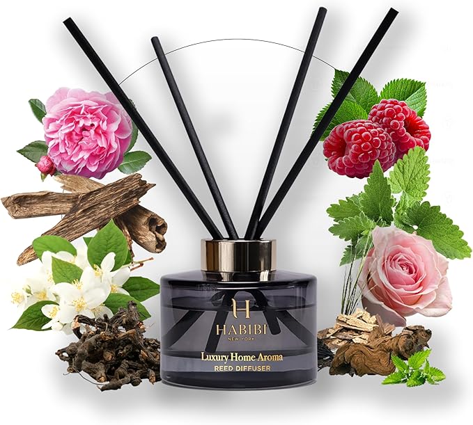 Luxury Home Aroma Reed Diffuser Evening Rose by Habibi