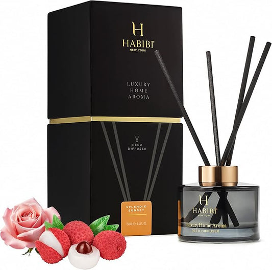 Luxury Home Aroma Reed Diffuser Spendid Sunset by Habibi