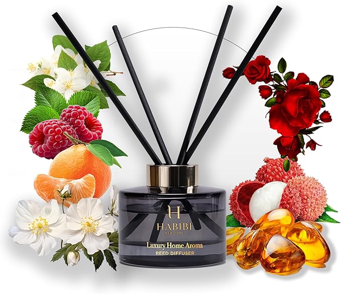 Luxury Home Aroma Reed Diffuser Spendid Sunset by Habibi