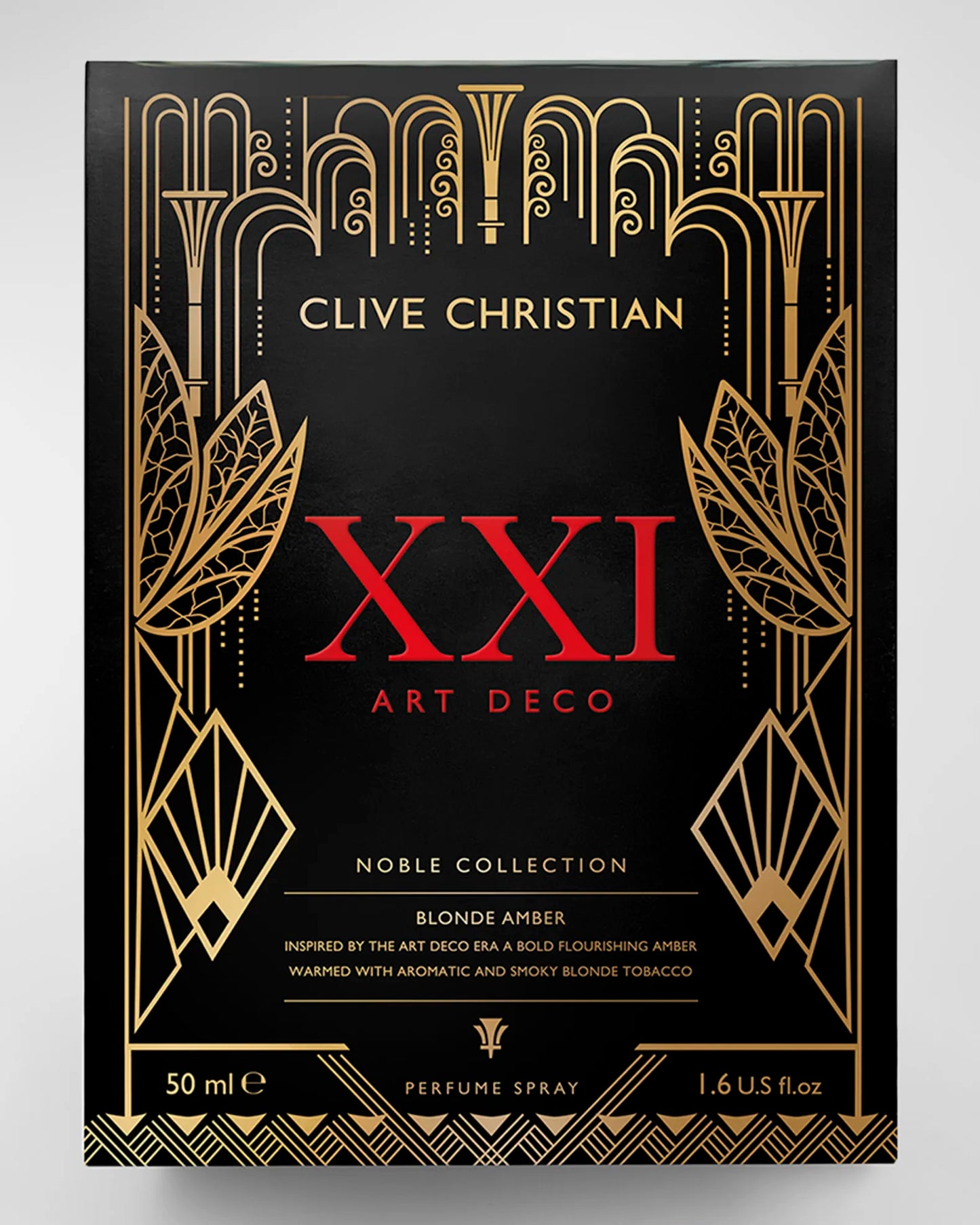 Noble Collection XXI Art Deco Blonde Amber Perfume 1.7oz By Clive Christian