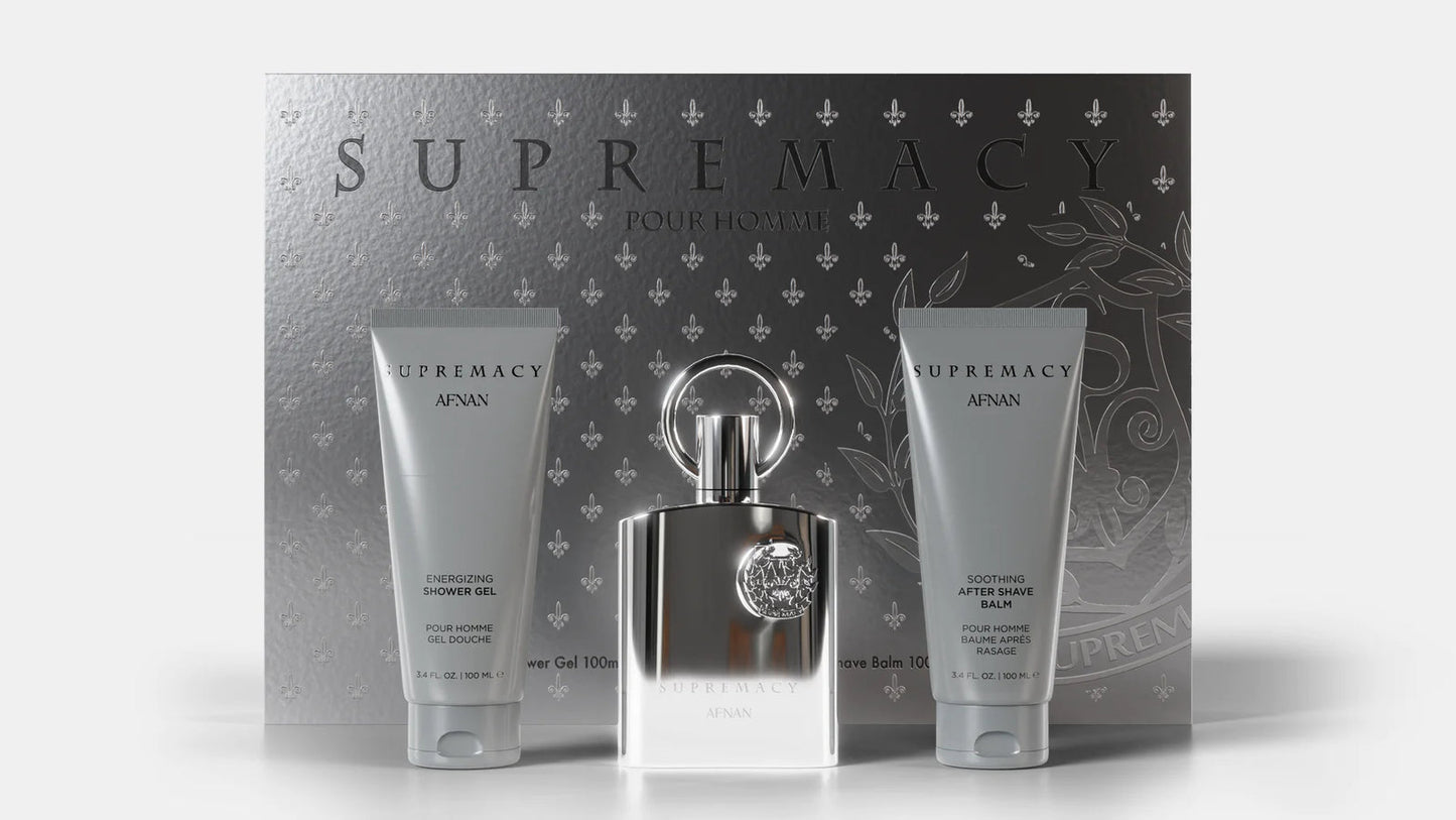 Gift Set Supremacy Silver by Afnan