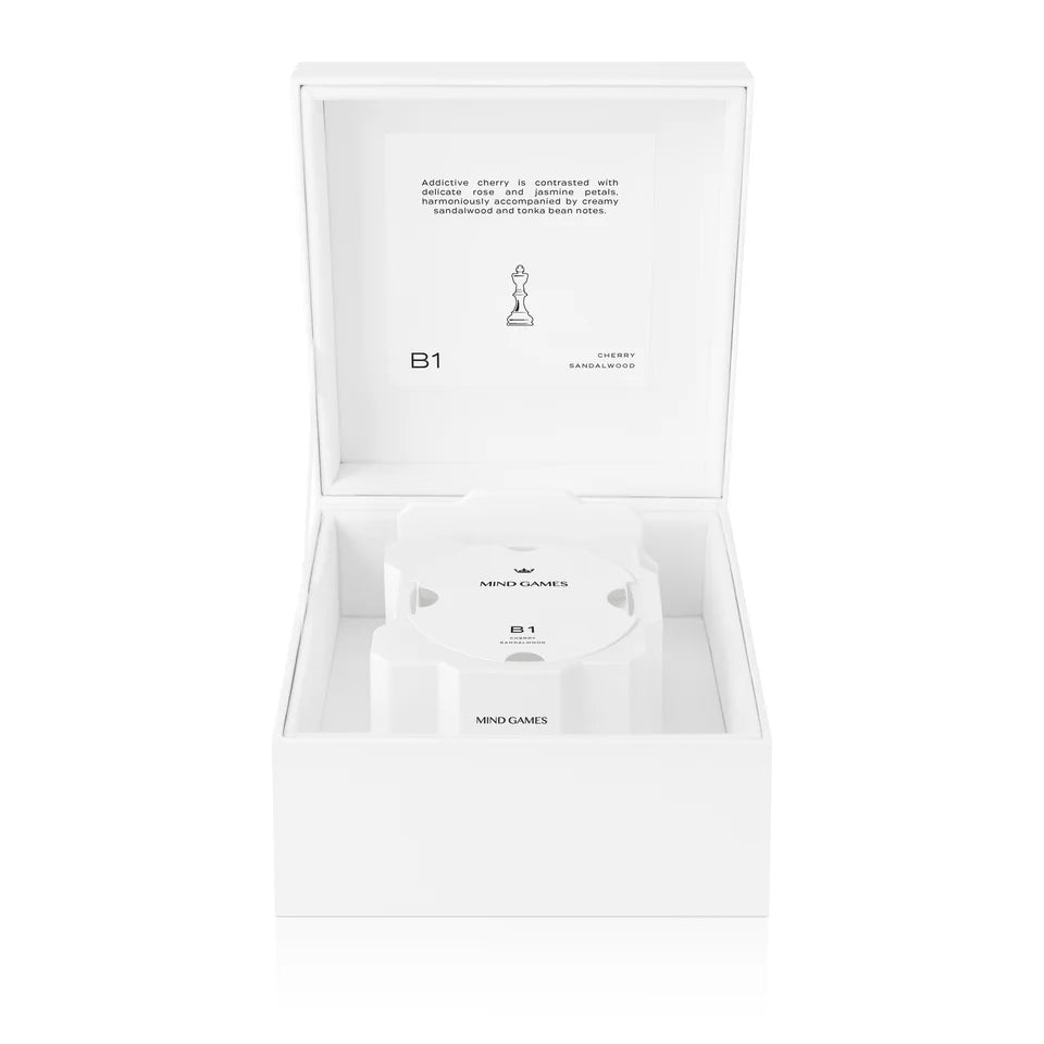 B1 Cherry Sandalwood 10 OZ Luxury Candle by Mind Games