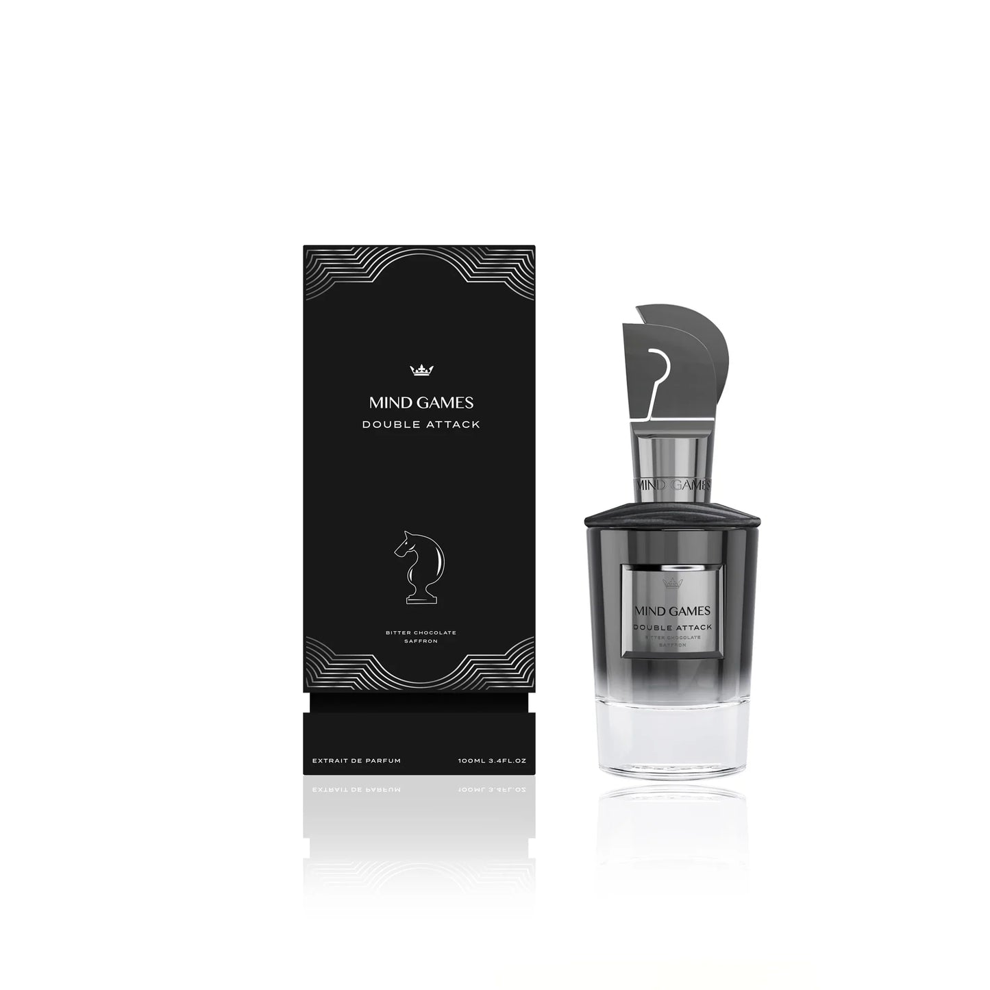 Mind Games Double Attack Extrait de Parfum - Caballero Negro, 3.4 oz. 