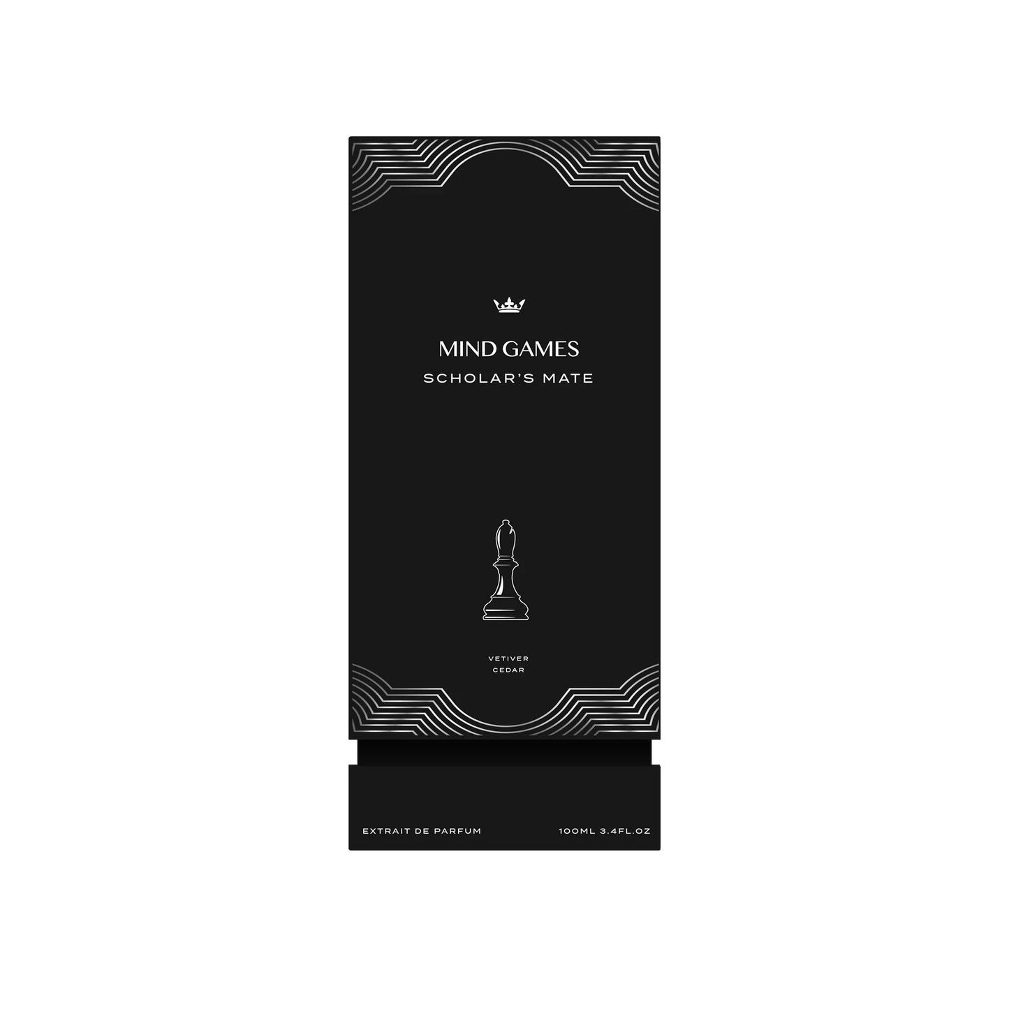 Mind Games Scholar's Mate Extrait de Parfum - Obispo negro, 3.4 oz. 